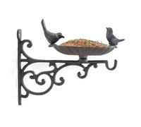 Cuisine en Fonte Mural monté d'oiseau de Nourriture Bol Country Country Hords Hangle de Salle de Bain Crochet Mural pour Joints extérieurs lanternes