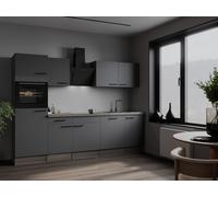 Cuisine Encastrée Respekta Oliver Bloc Cuisine Chêne York 280 cm Gris Mat