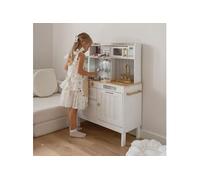 Mamabrum Cuisine enfant en bois 3+ – micro-ondes, four, évier, accessoires et tablier