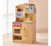 Cuisine enfant avec 5pcs accessoires, Teamson Kids, brun/55 X 30 X 90