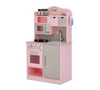 Cuisine enfant avec 5pcs accessoires, Teamson Kids, rose/gris, 55 X 30 X 90