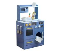 Cuisine enfant bois - Teamson Kids - jardin miniature accessoires bleu