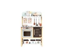 Cuisine Enfant En Bois Fsc Avec Accessoires - Dinette - Jeux De Simulation - Multicolore - Speedy Monkey