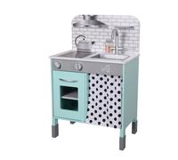 Teamson Kids Cuisine enfant Philly Modern bois petrol