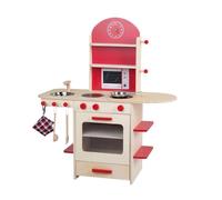 Roba 98207 Cuisine en bois naturel et MDF peint avec accessoires