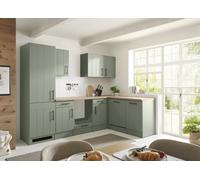 Cuisine Équipée Angle Cuisine Campagne Bloc Vide Vert Anton 280 Cm Respekta