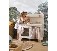 Cuisine équipée avec rideau en bois FSC® multicolore TU