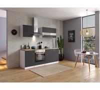 Cuisine équipée Cuisine en L 210 cm Eiche Eiche Grau Malia 210 cm respekta