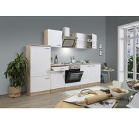 Cuisine équipée kitchenette Chêne Blanc De Merle 270 CM