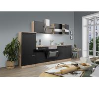 Cuisine équipée kitchenette Chêne Noir Merle 270 CM respekta