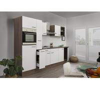 Cuisine équipée kitchenette Chêne York Blanc Oliver 300 CM respekta