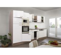 Cuisine équipée kitchenette Chêne York Blanc Oliver 340 CM respekta