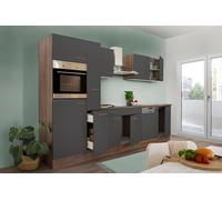 Cuisine Équipée Kitchenette Chêne York Gris Oliver 310 CM Respekta