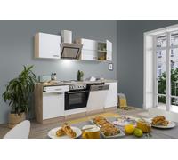 Cuisine Équipée Kitchenette En Chêne Blanc Merle 220 CM Respekta