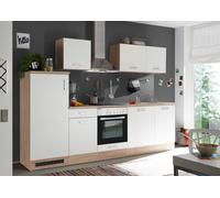 Cuisine équipée kitchenette Pétunia 280 CM Chêne Natura respekta