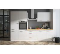 Cuisine Essen Trend Intégrée 310cm Blanc Façades De Acrylique Brillant 67165712