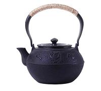 Cuisine Et Maison Théière Théière En Fonte De Style Japonais De 1200 Ml, Dessous De Plat Pour Thé En Vrac, Bouilloire Pour Théière Asain Adulte