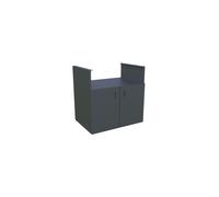 Cuisine Extérieure Bellano Living - Élément De Meuble Pour Barbecue À Gaz Encastré À 5 Brûleurs - Couleur Anthracite Gris