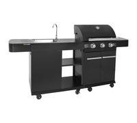 Cook'in Garden - Cuisine Extérieure Modulable Fyra - 3 Brûleurs