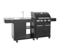 Cook'in Garden – Cuisine extérieure modulable Fyra – 4 brûleurs – Noir G