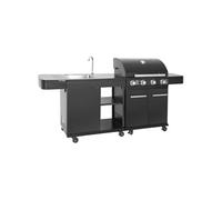Cook'in Garden – Cuisine extérieure modulable Fyra – 4 brûleurs – Noir G