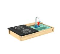 Cuisine extérieure pour maisonnette bois fsc® marron - bleu - noir TU
