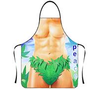 Cuisine Fantaisie Tablier de Cadeaux Drôles Réglables Créatifs Humour Homme Femme Personnalisé étanche pour Barbecue Fun Party Cuisine Gag Cadeau Humoristique Anniversaire Noel (G)