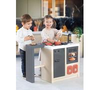 Smoby Cuisine Ilot - Design moderne, surface de jeu 360°, 23 accessoires - dès 3 ans