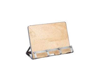 Cuisine Industrielle Lutrin Porte livres de recettes Tablette en bois KitchenCraft