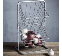 Cuisine Industrielle Support 2 niveaux Paniers de rangement