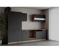 Cuisine Intégrée Ligne De Cuisine Leerblock Merle Gris 310 Cm Respekta
