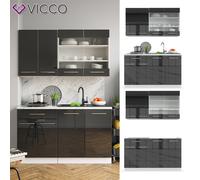 Cuisine intégrée Vicco Single, cuisine encastrée, 140 cm, cuisine, Fame-Line