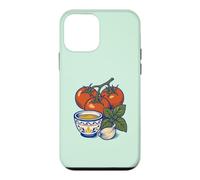 Cuisine Italienne Tomate Basilic Huile d'olive Ail Design Cuisine Coque pour iPhone 12 Mini