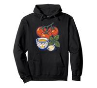 Cuisine Italienne Tomate Basilic Huile d'olive Ail Design Cuisine Sweat à Capuche