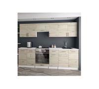 Cuisine Lecco 240 dab bordeaux sans plan de travail