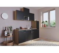 Cuisine Mini Cuisine Single Cuisine Chêne Noir Luis 180 CM respekta