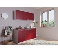 Cuisine Mini Cuisine Single Cuisine Pantry Blanc Rouge Luis 150 CM
