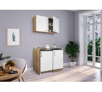 Cuisine Mini Cuisine Single Cuisine Pantry Chêne Blanc Levin 100 CM