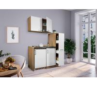 Cuisine Mini Cuisine Single Cuisine Pantry Chêne Blanc Levin 130 CM respekta