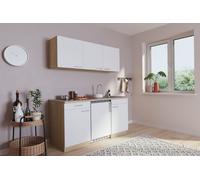 Cuisine Mini Cuisine Single Cuisine Pantry Chêne Blanc Luis 150 CM