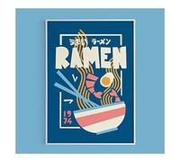 Cuisine moderne Cadeau Décor Japonais Coréen Foods Posters Coloré Ramen Toile Peinture Retro Bar Art Art Art Imprimer Images (Color : B, Size : A4 21x30cm no frame)