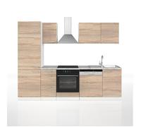 Cuisine Optima, 270cm sans PT, Sonoma/Blanc, Vicco 26331