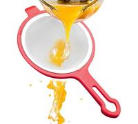 Cuisine - panier en acier inoxydable panier en acier, tamis de filtre à fine | Cuillère de culture en métal polyvalente, petite alimentaire, accessoire de cuisson pour la pâte de riz v