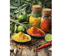 Cuisine Peindre avec Chiffres Citron Peindre avec Numéros Adultes Enfants Débutants, DIY Peindre avec Chiffres avec Toile, Peinture Acrylique et 3 Pinceaux en Bois Décorer la Maison,Filles Cadeau