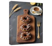 Cuisine Peinture par Numero Adulte, DIY Peinture par Numero Café Paint by Numbers Enfant Débutants, Kit Creatif Adulte avec Pinceaux Dessin Pigment Acrylique, Decoration Maison Cadeau 60x90cm,Model488