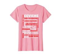 Cuisine péruvienne Chef Gourmand du Pérou - Pérou T-Shirt, Femme, Rose, M