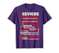 Cuisine péruvienne Chef Gourmand du Pérou - Pérou T-Shirt, Homme, Violet, L