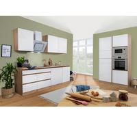 Cuisine Pièces de Cuisine Bloc Sans Chêne Blanc Lorena 345 CM