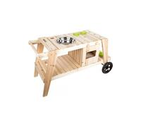 Cuisine plein air extérieure pour enfant en bois 104 x 59 x 54 cm