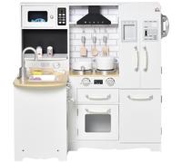 Cuisine pour enfants HOMCOM MDF 82x65x87cm Blanc